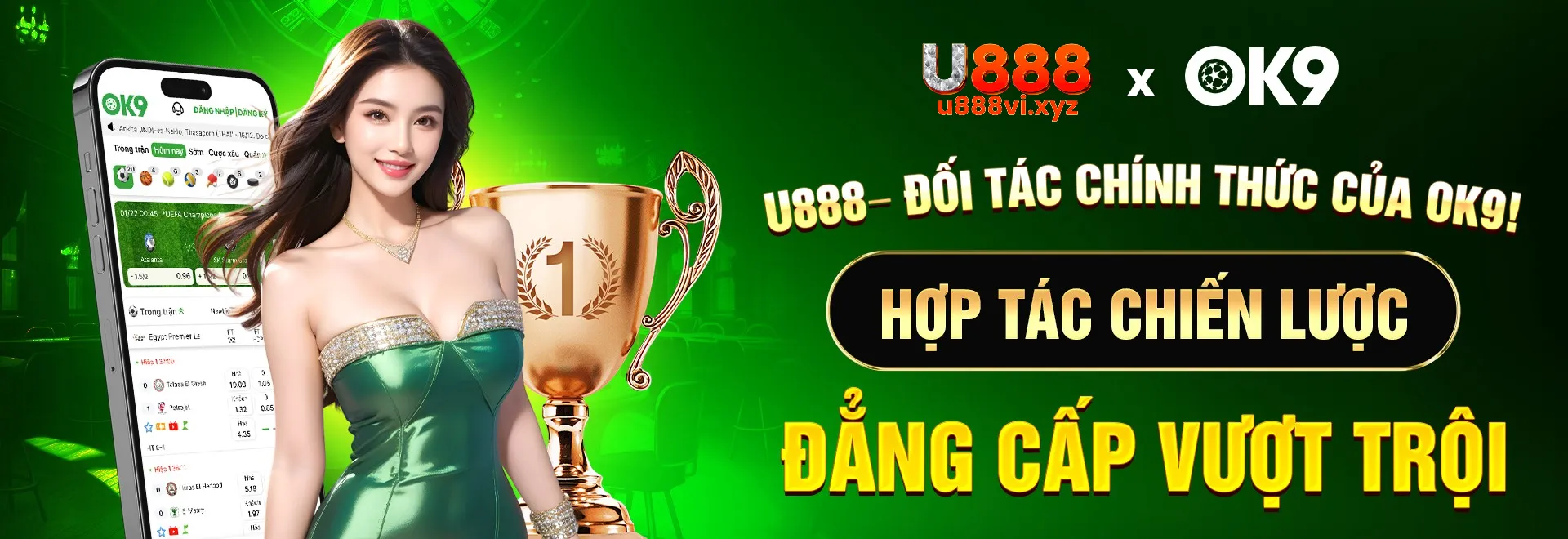 U888 chính thức hợp tác chiến lược cùng ok9 phát triển chất lượng